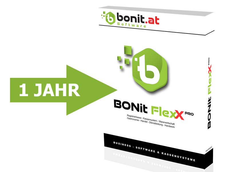 BONit FlexX PRO Handels- und Gastrokasse 1 Jahr