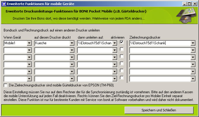 Gürteldrucker mobiler Drucker